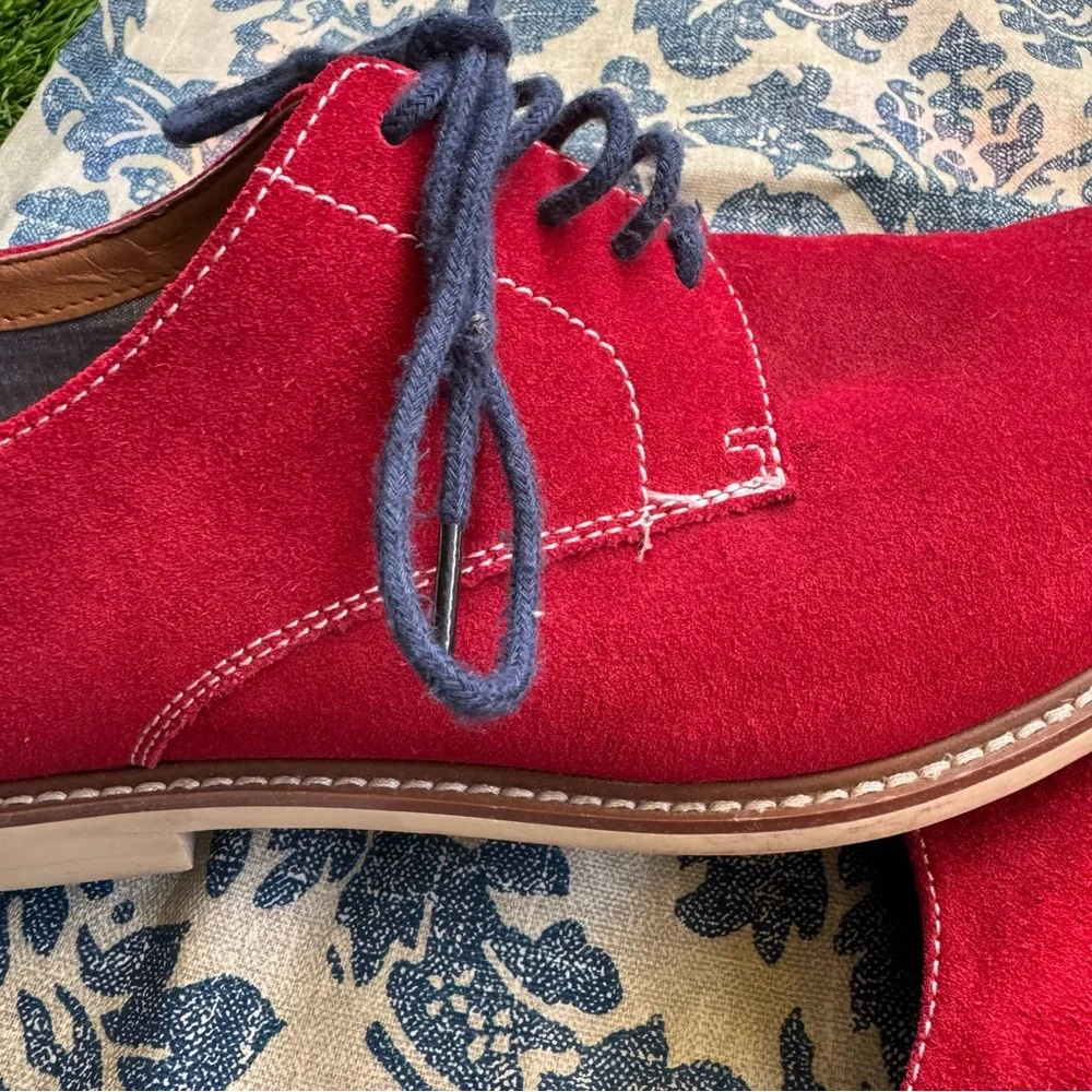 ALDO Red Suede Men’s laced Oxford Shoes